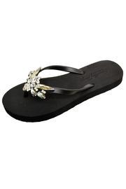  Crystal Flat Sandal
