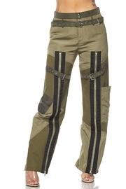  Zipper Buckle Pants