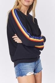 Striped Crew Sweatshirt
