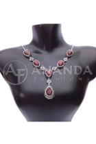  925silver Ruby Necklace
