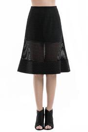 Woven Leather Skirt