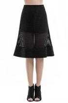  Woven Leather Skirt