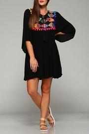  Geometric Peasant Dress