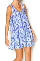  Blue Tribal Dress