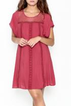  Red Lace Tunic