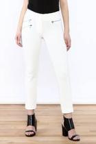  White Ankle Crop Pant