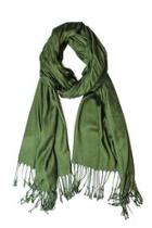  Olive Cashmere Pashmina