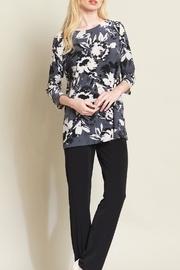  Peony Print Tunic