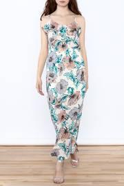  Painted Flower Maxi Dress