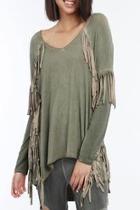  High Low Fringe Top
