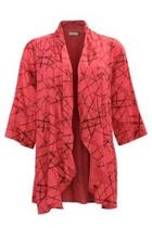  Rayon Coral Cardigan