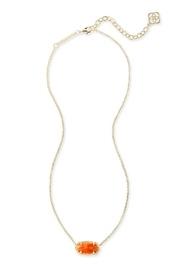  Gold Orange Necklace