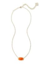 Gold Orange Necklace