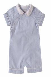  Blue Seersucker Shortall