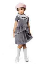  Silver Peplum Dress