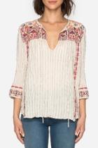  Embroidered Boho Blouse Top