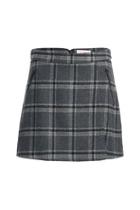  Mini Plaid Skirt