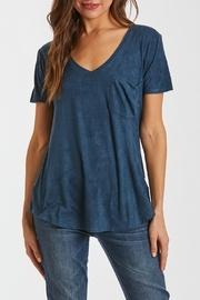 Pocket V-neck Short Sleeve Tee