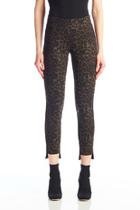  Leopard Print Step Hem Pull-on Pant