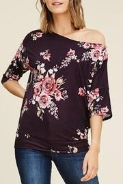 Off-the-shoulder Floral Top