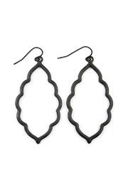  Matte-cut-out-moroccan Teardrop-earrings