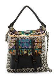  Embroidered Buckle Bag