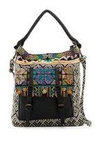  Embroidered Buckle Bag