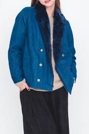  Denim Fur Jacket