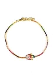  Rainbow Hamsa Bracelet