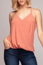  Spaghetti Surplice Top