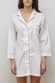  Classic Night Shirt-white/coral