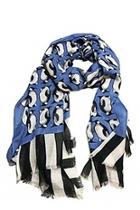  Blue Penguins Scarf
