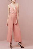  Pink Sleeveless Jumpsuit