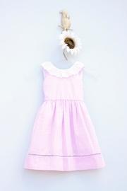  Striped Ruffled Dress