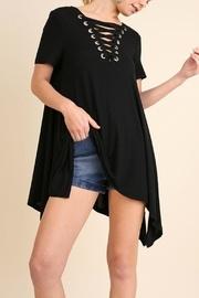  Black Drawstring Tunic