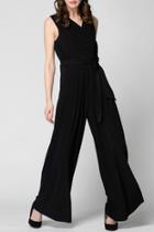  Stunning Faux Wrap Belted Jumpsuit