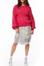  Puffy-sleeve Thick Sweater