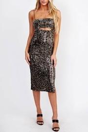  Peek-a-boo Sequin Dress