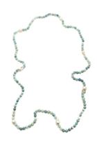  Ibiza Aquamarine Rope Necklace