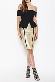  Lumier Gold Pencil-skirt