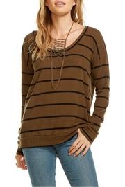  Drape Back Pullover