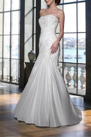  Taffeta Fit & Flare Gown