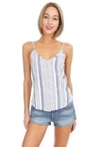  Blue Striped Tank