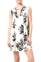  Off White Floral Dress
