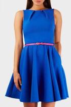  Belted Skater Dress