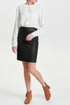  Celina Faux Leather Skirt