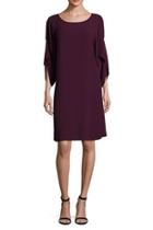  Plum Silk Dress