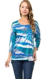  Satin Hi-lo Top