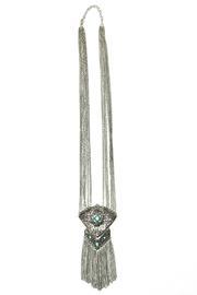  Silver Fringe Necklace