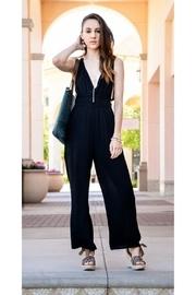  Black Openside Jumpsuit